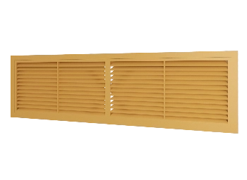 Решетка вент. ЭРА 455х133 4513РП беж