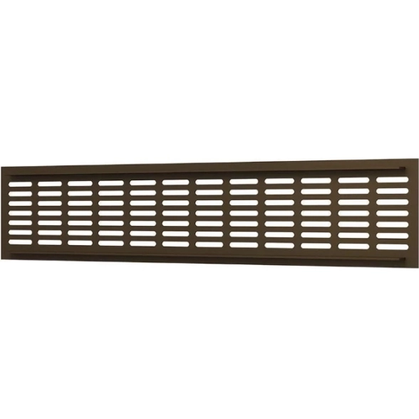 Решетка ЭРА переточная 480х100 4810DP Al Dark bronze