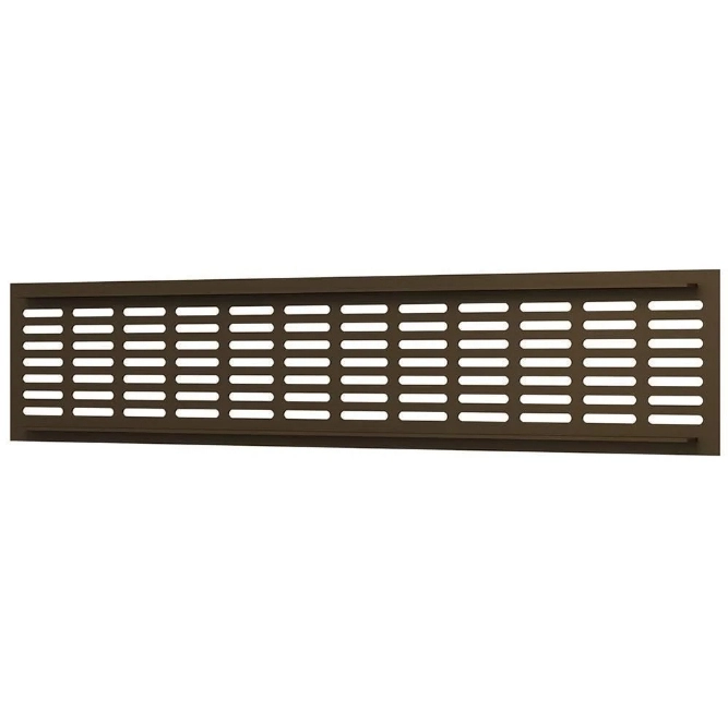 Решетка ЭРА переточная 480х100 4810DP Al Dark bronze
