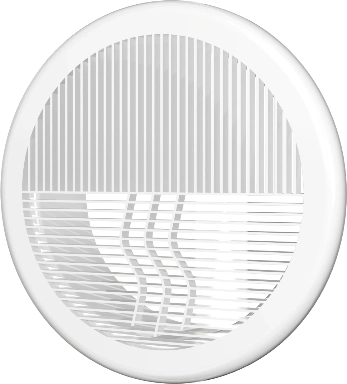 Решетка круглая ЭРА D200 с фланц.D160 16РПКФ