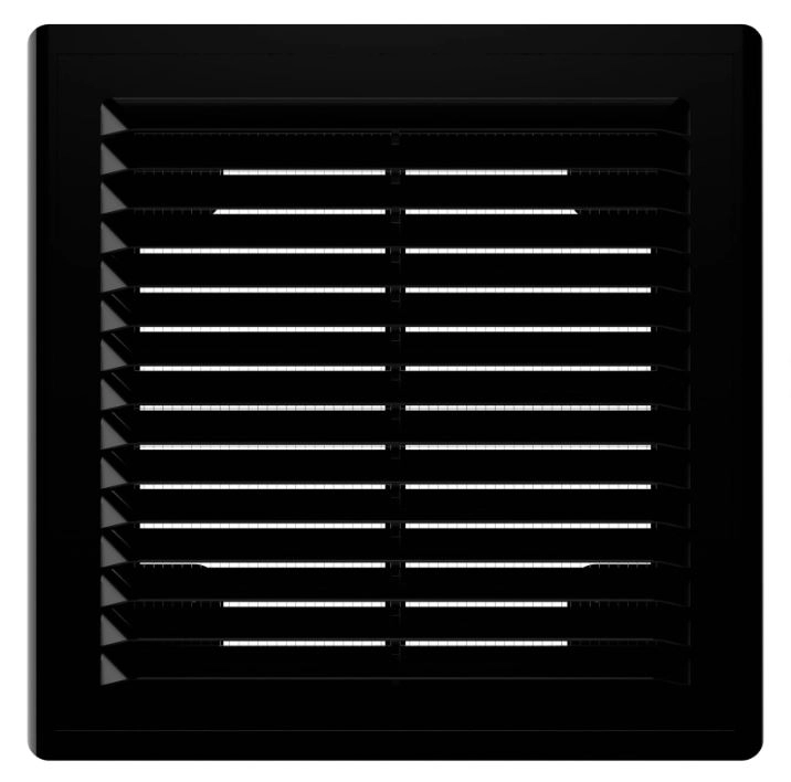 Решетка ЭРА 150х150 Black 1515P