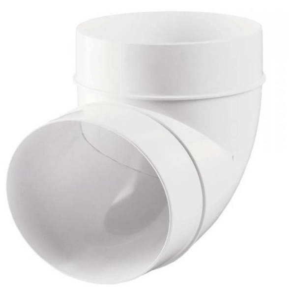 Колено ЭРА пластик 90гр D125 12,5ККП