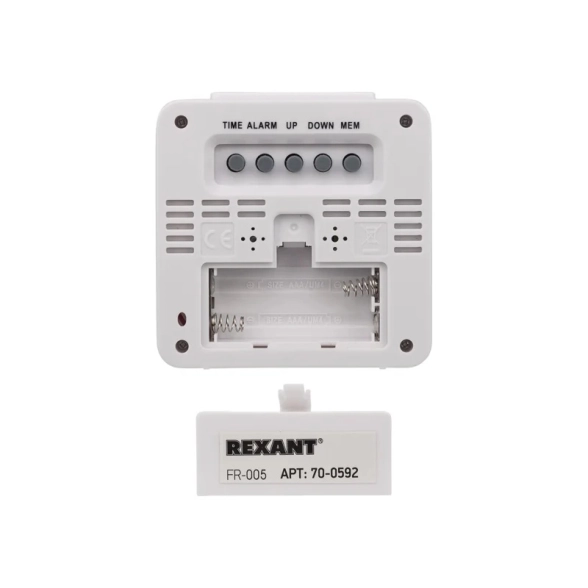 Термометр REXANT с часами и беспр.датчиком-image-1