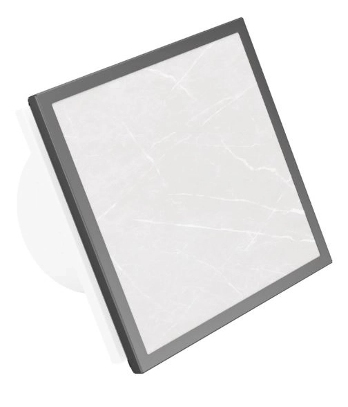 Панель декор.пласт AEON D100/125 180х180 п/п Tile black DICITI