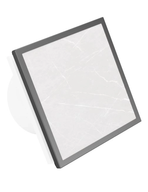 Панель декор.пласт AEON D100/125 180х180 п/п Tile black DICITI
