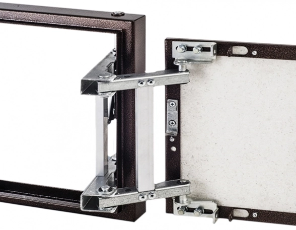 Люк п/плитку D3030 ceramo steel петля окраш.металл 300х300-image-1