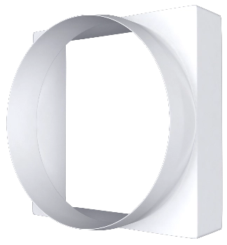 Соединитель квадрата ЭРА 90х90 пластик 09КВ