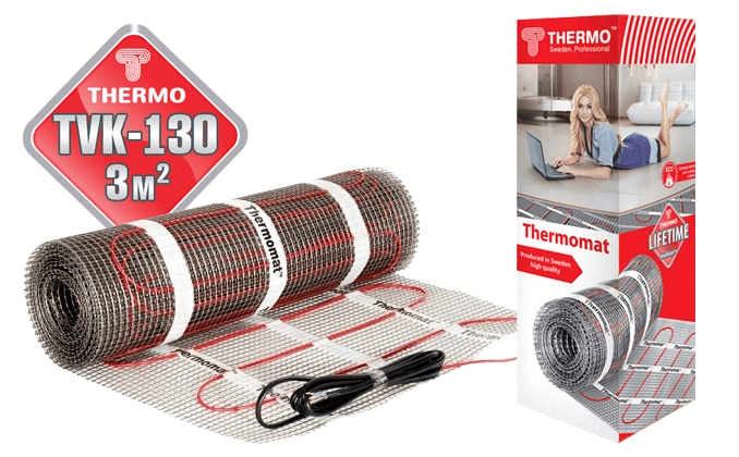 Теплый пол Термо TVK-130/TVK-390 3.0м.кв-image-3