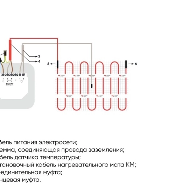 Теплый пол Квадрат тепла СТН КМ-525-3,5-image-1