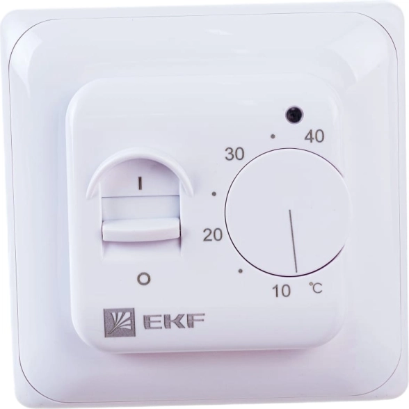 Термостат EKF Basic тепл.пола механический 16А 230В
