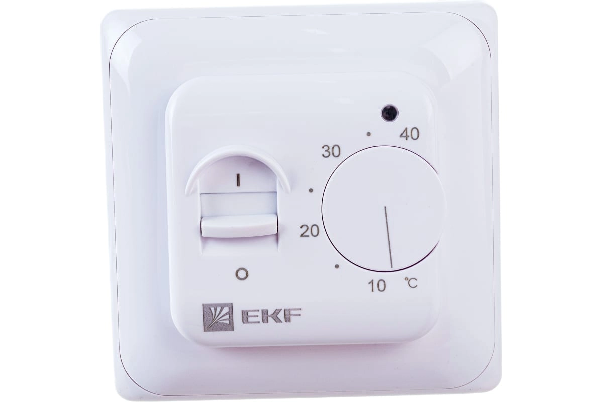 Термостат EKF Basic тепл.пола механический 16А 230В