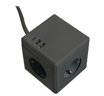 Удлинитель Comfort 3-м HM10-41-01 с/з 3х1мм2 1,5м черный