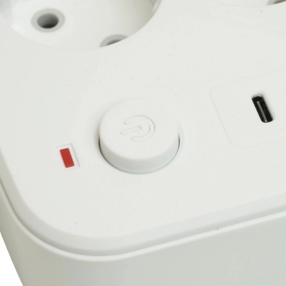 Удлинитель STEKKER Home 3м с/з 3м HM09-36-02 белый-image-2