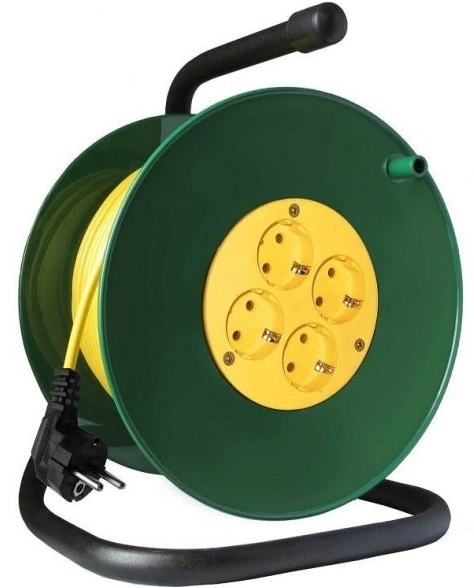 Удлинитель Союз н/к 50м 4гн ПВС 2*2,5 16А б/з