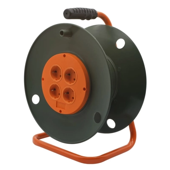 Катушка металлическая 4-х местн.300мм б/з