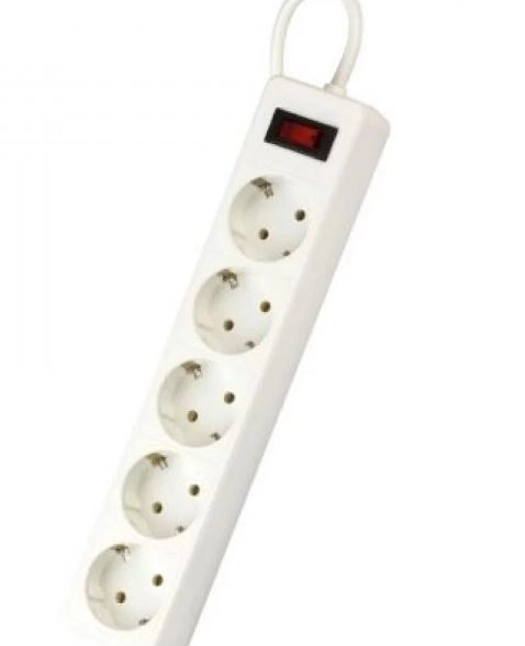 Сетевой фильтр Tango 5*5м с з/к белый 10А