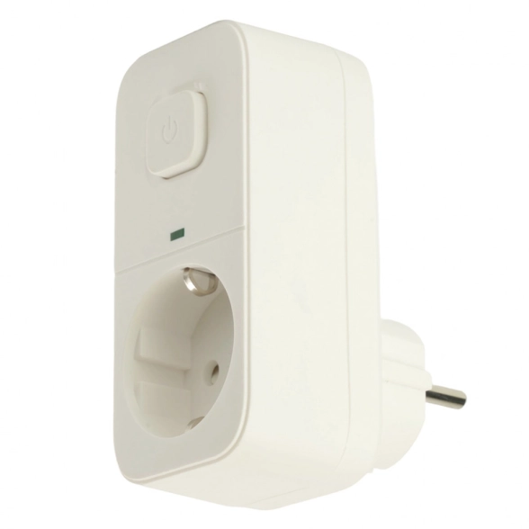 Сетевой фильтр Nova 1местн. с/з с выкл. HM81-11-02 белый 16А