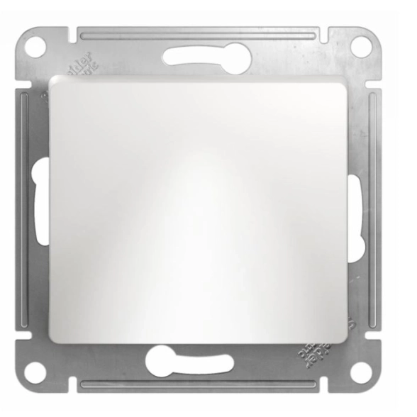 Вывод кабеля GLOSSA механизм белый GSL000199