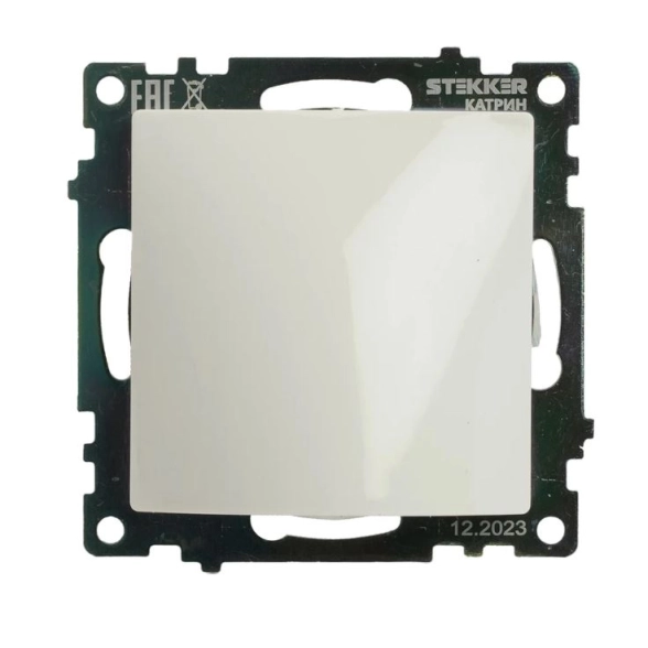 Вывод кабеля Катрин механизм GLS00-7116-01 белый