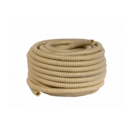 Труба гофр.ПВХ Plast d20мм/14мм св.дерево EKF