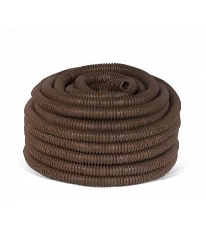 Труба гофр.ПВХ Plast d20мм/14мм т.дерево EKF Proxima