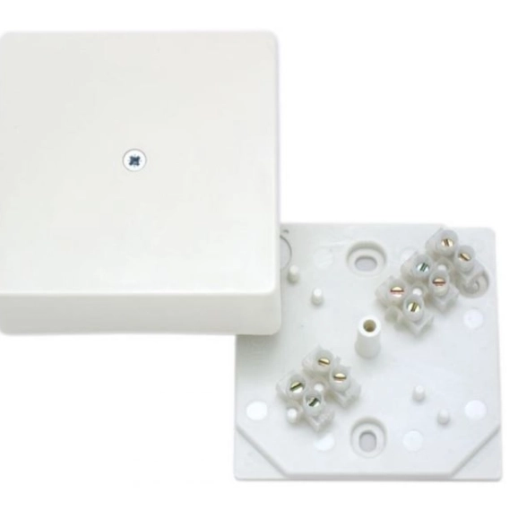 Коробка расп Hegel КРК2702 75х75х30 бел с/кл для к/к