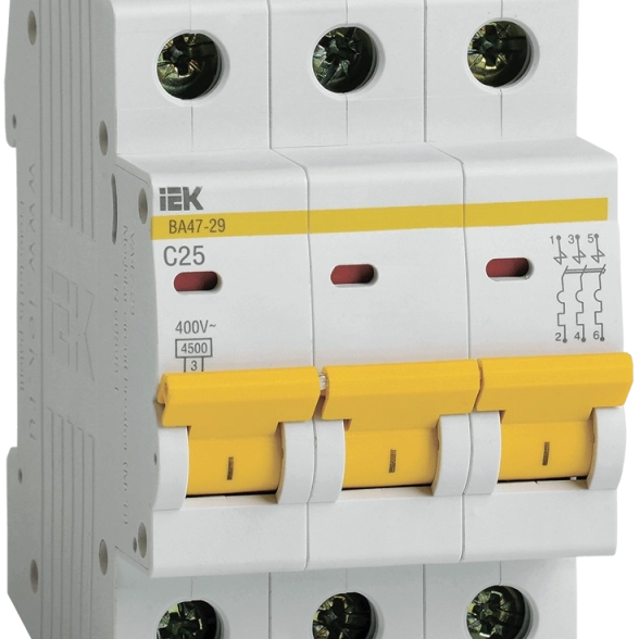 Автомат ИЭК ВА 47-29-25A 3п С