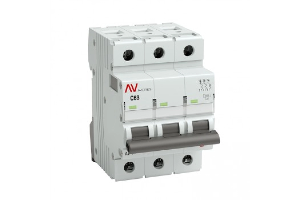 Авт.выкл EKF AVERES AV-6 3P 63A(C) 6kA