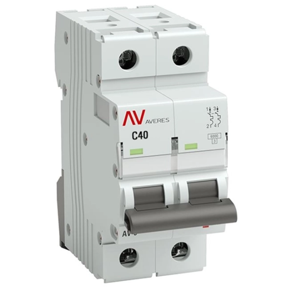 Авт.выкл EKF AVERES AV-6 2P 40A(C) 6kA