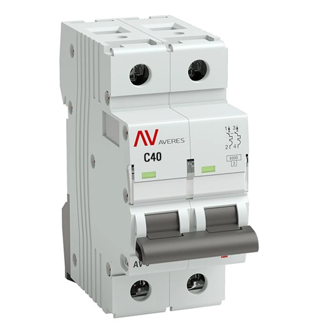 Авт.выкл EKF AVERES AV-6 2P 40A(C) 6kA