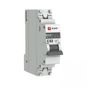 Выключатель EKF PROxima 1P 63A(C) BA47-63