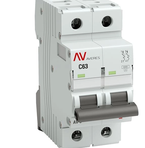 Авт.выкл EKF AVERES AV-6 2P 63A(C) 6kA