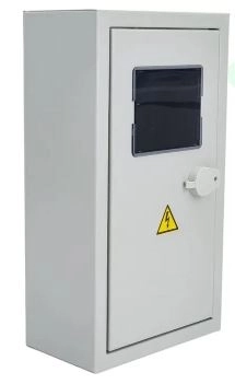 Ящик метал. н/у ЩМП 320х180х100 с окном IP54 КРЗМИ