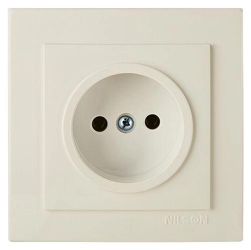 Розетка Nilson крем 1я СП б/з 24121015