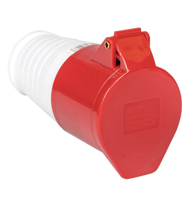 Розетка EKF 224 3P+PE 32A 380B IP44