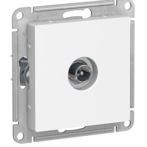 Розетка ATLASDESIGN TV оконеч.B мех.бел ATN000191 вывод