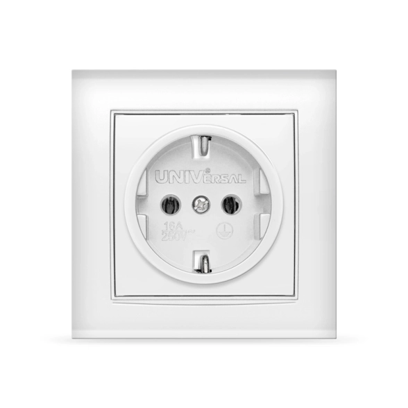 Розетка Бриллиант СП 16А c/з бел 9973461