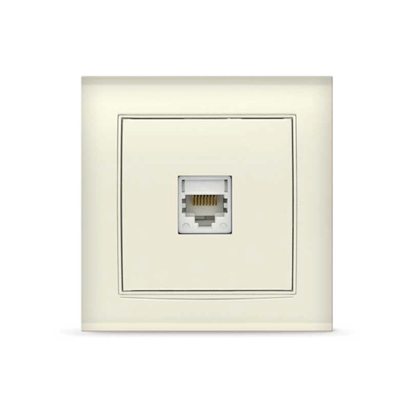 Розетка Бриллиант комп RJ45 1А сл.к 9973476