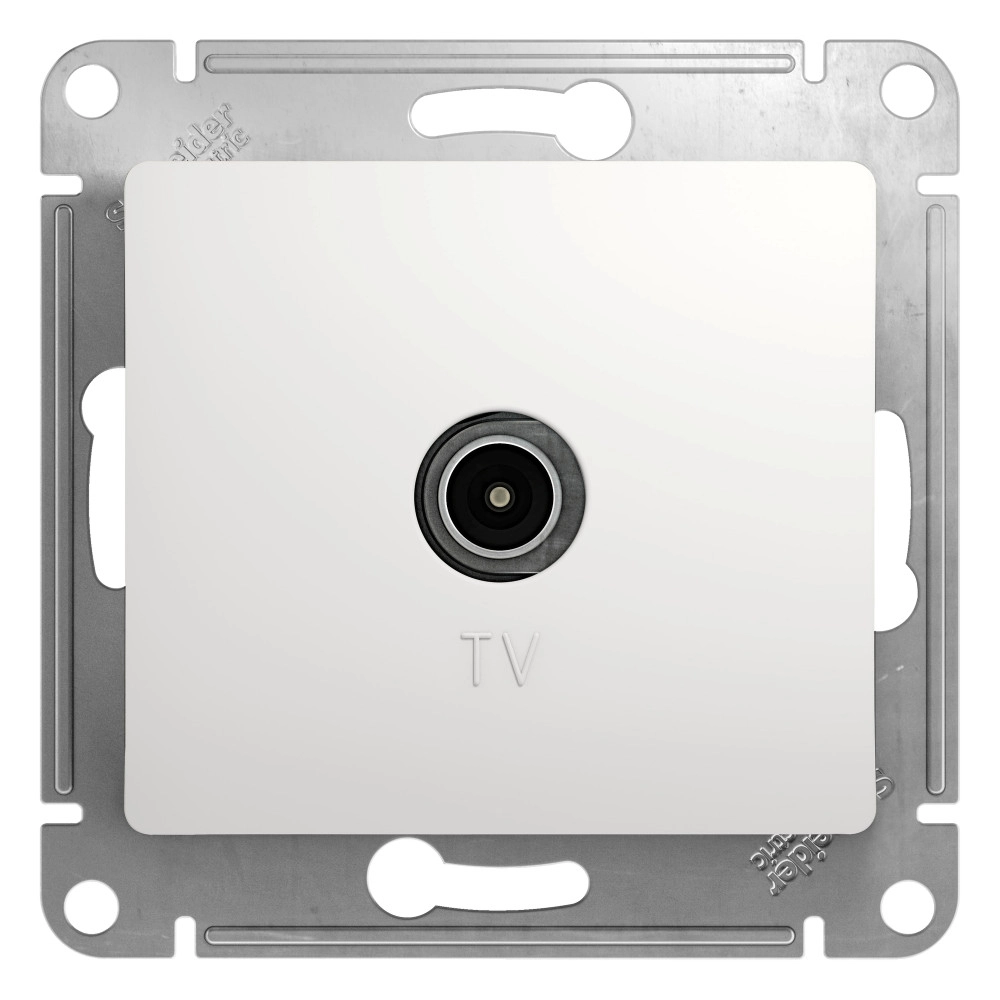Розетка TV конц.бел GLOSSA СП 16А 1DB мех GSL000191