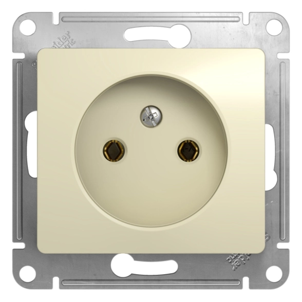Розетка б/з беж GLOSSA СП 16А мех GSL000241
