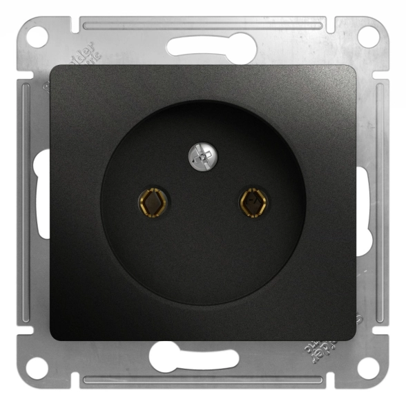 Розетка Glossa 1м антр мех б/з GSL000741