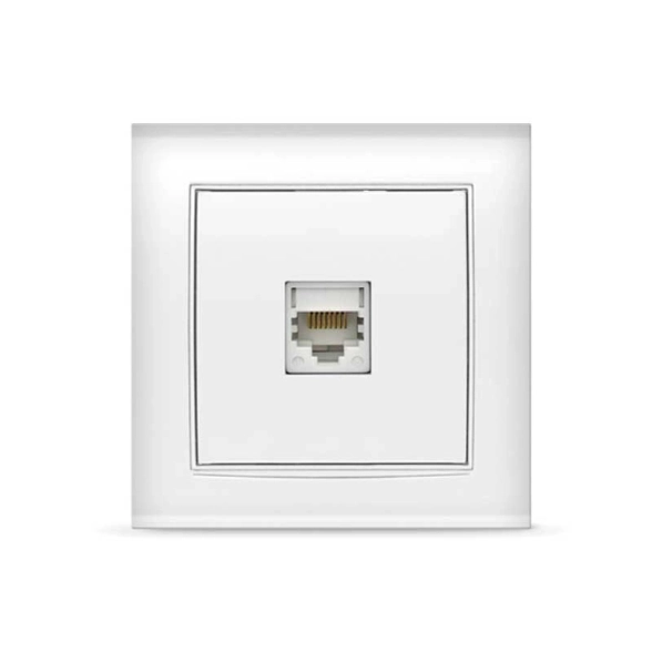 Розетка Бриллиант комп RJ45 1А бел(7947601)