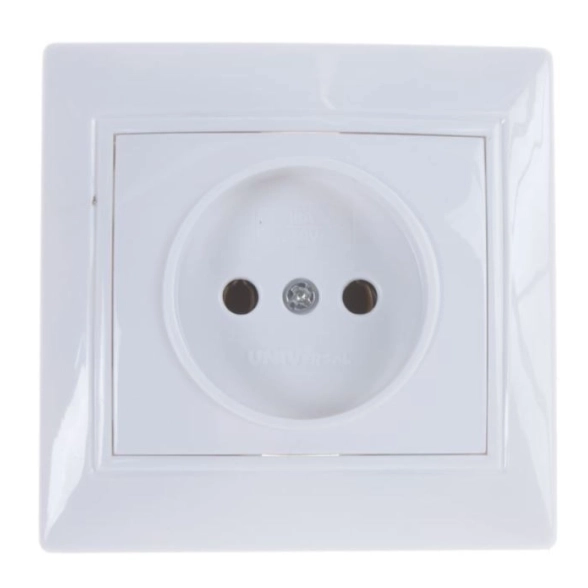 Розетка Севиль 1-я СП 16А б/з бел(С0022)