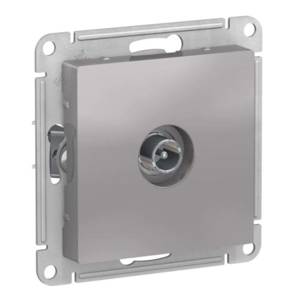 Розетка ATLAS СП TV конц.1DB 16Aз мех.алюм ATN000391 вывод