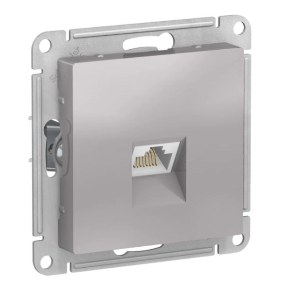Розетка ATLAS комп.RJ-45 мех.алюм ATN000383