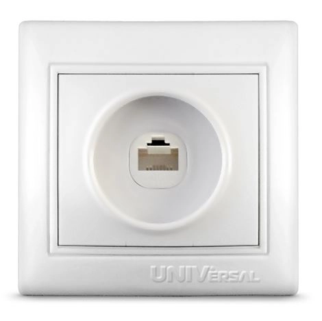 Розетка Севиль комп RJ45 1A бел(С0051)