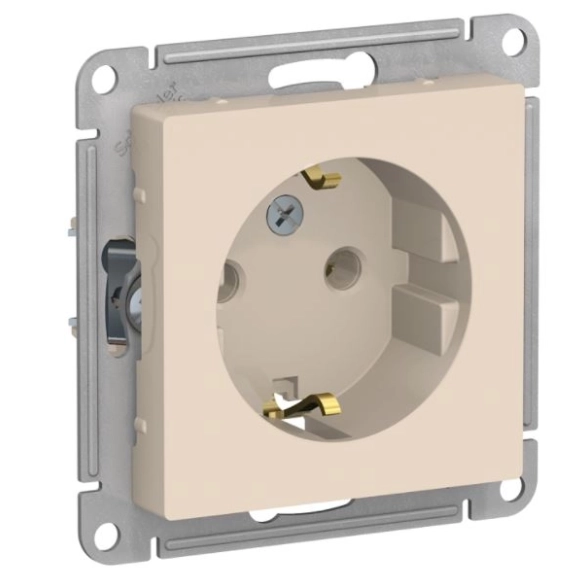 Розетка ATLAS СП 16А с/з мех.беж.ATN000243