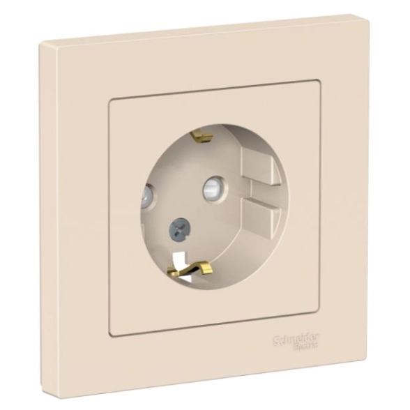 Розетка ATLAS СП 16А с/з з/ш беж ATN000244