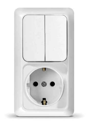 Блок комб.TANGO ОП верт 2кл выкл+роз с/з 1200835