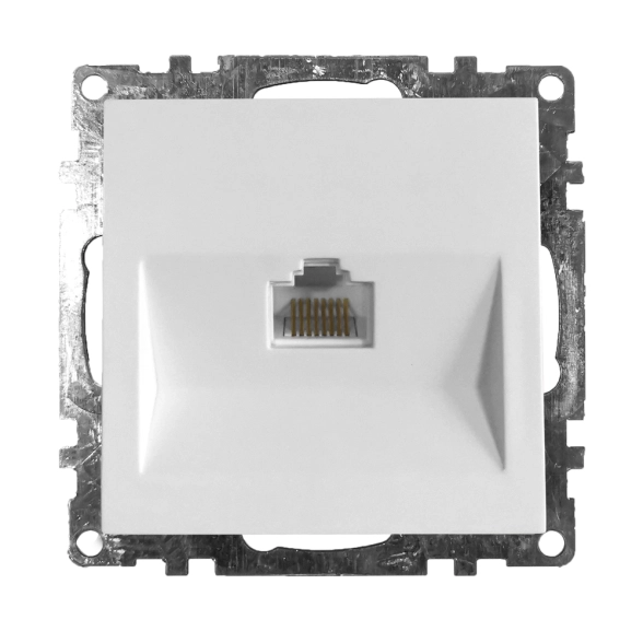 Розетка Катрин 1м RJ-45 GFS00-7107-01 мех.белый